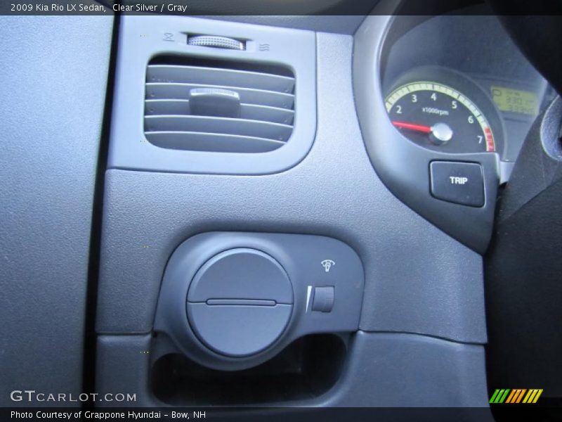 Clear Silver / Gray 2009 Kia Rio LX Sedan
