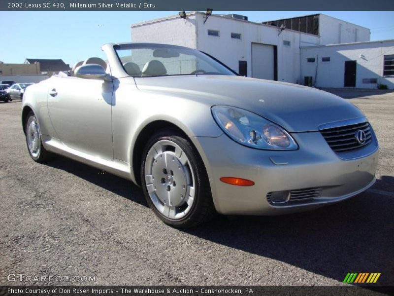 Millenium Silver Metallic / Ecru 2002 Lexus SC 430