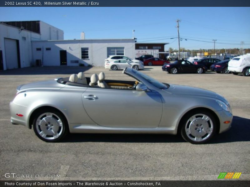 Millenium Silver Metallic / Ecru 2002 Lexus SC 430