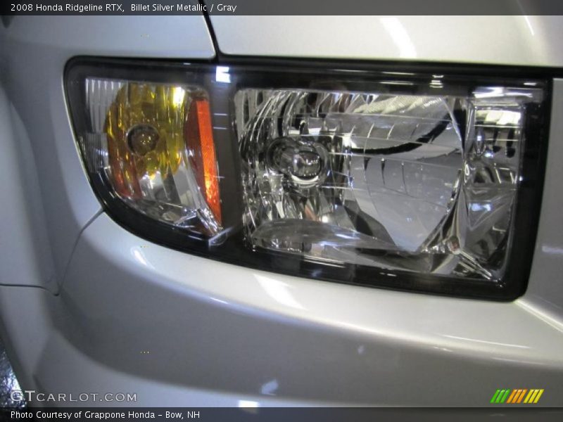 Billet Silver Metallic / Gray 2008 Honda Ridgeline RTX