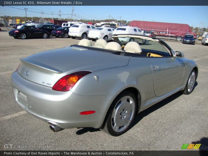 Millenium Silver Metallic / Ecru 2002 Lexus SC 430
