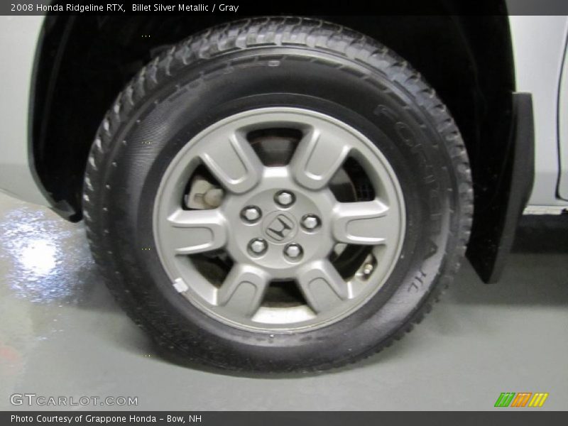 Billet Silver Metallic / Gray 2008 Honda Ridgeline RTX