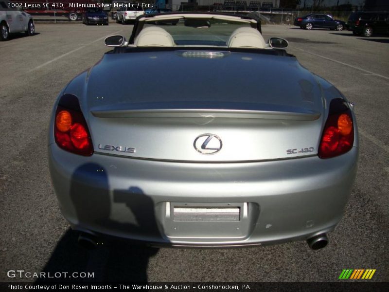 Millenium Silver Metallic / Ecru 2002 Lexus SC 430