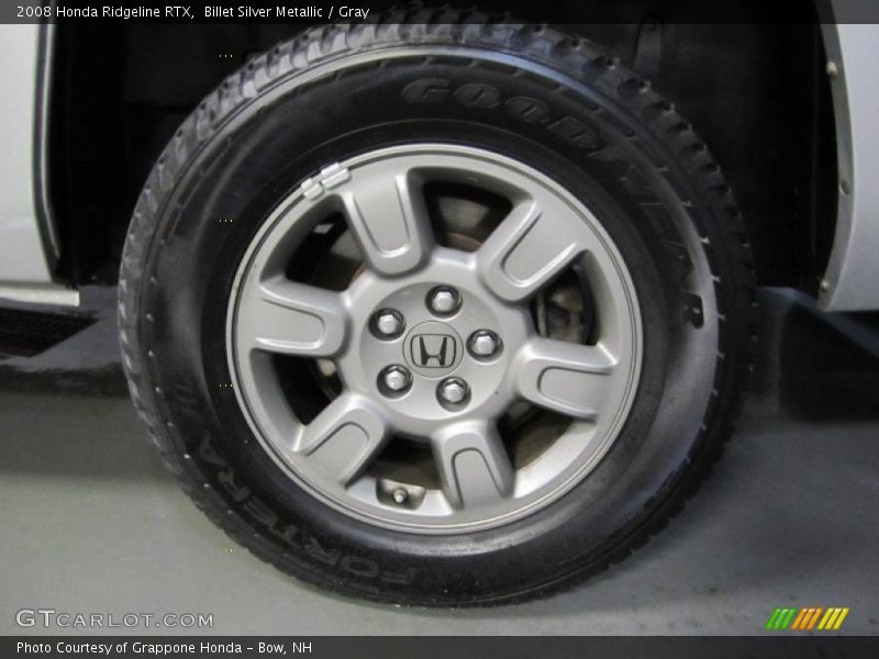 Billet Silver Metallic / Gray 2008 Honda Ridgeline RTX