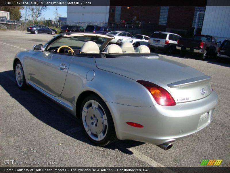 Millenium Silver Metallic / Ecru 2002 Lexus SC 430