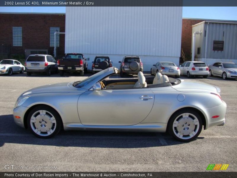 Millenium Silver Metallic / Ecru 2002 Lexus SC 430