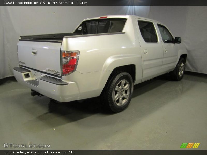 Billet Silver Metallic / Gray 2008 Honda Ridgeline RTX