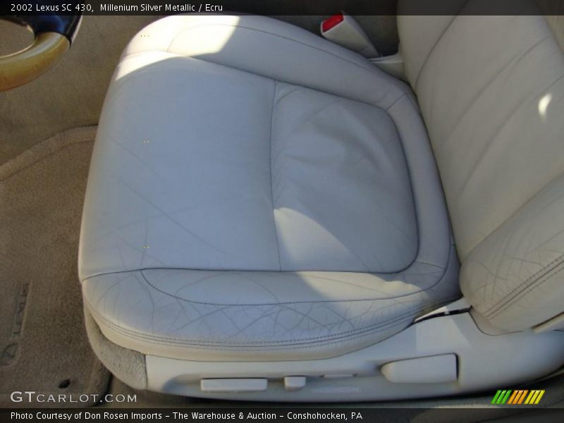 Millenium Silver Metallic / Ecru 2002 Lexus SC 430