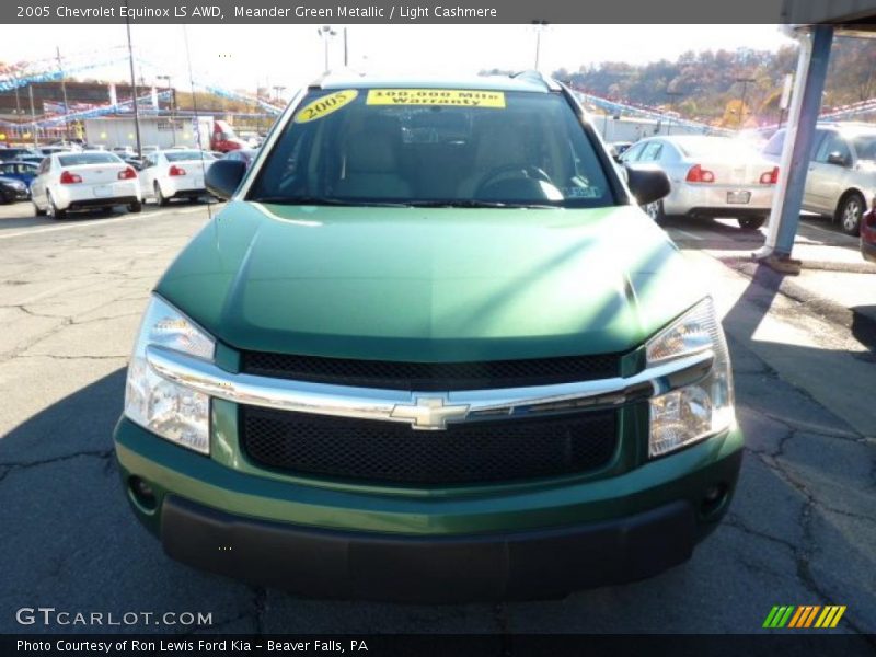 Meander Green Metallic / Light Cashmere 2005 Chevrolet Equinox LS AWD