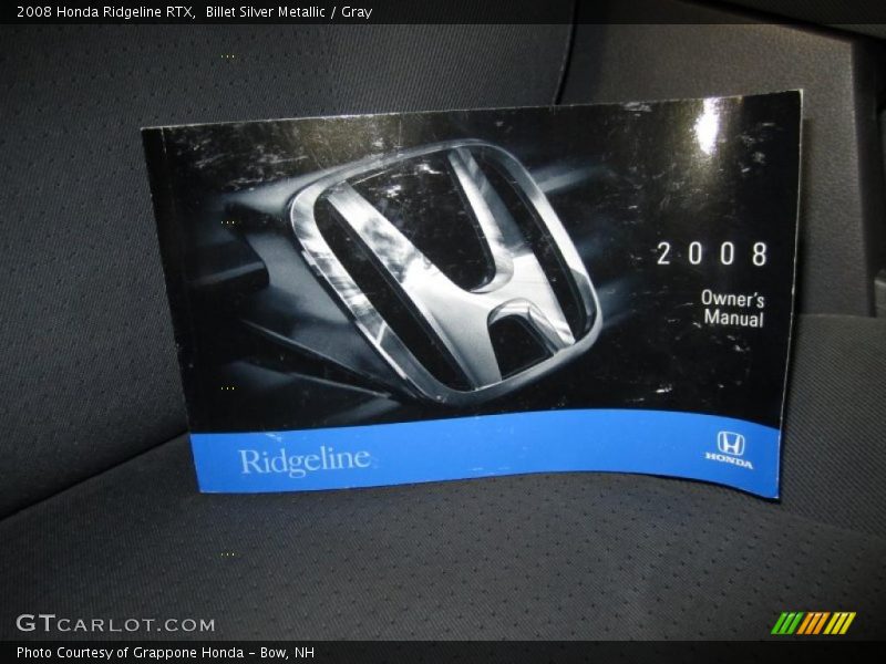 Billet Silver Metallic / Gray 2008 Honda Ridgeline RTX
