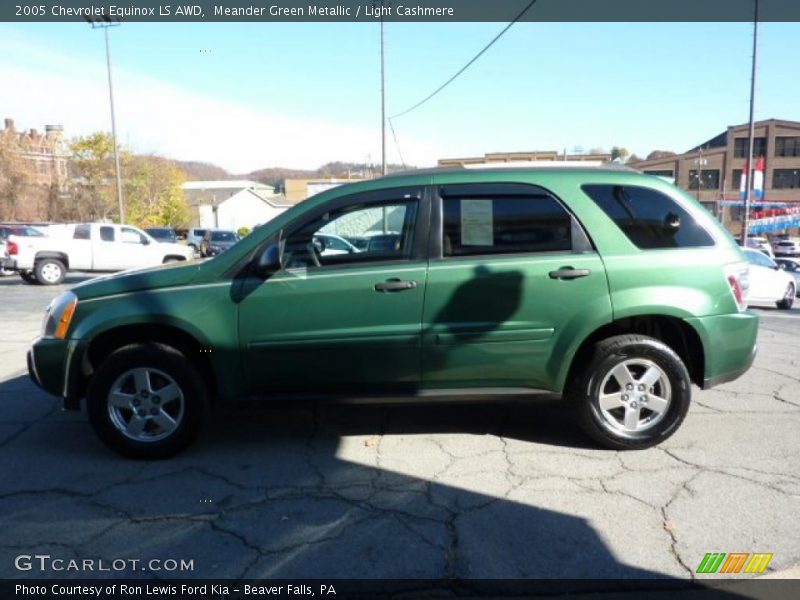 Meander Green Metallic / Light Cashmere 2005 Chevrolet Equinox LS AWD