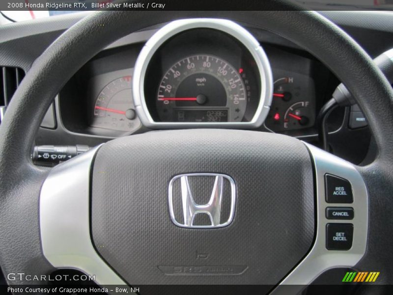 Billet Silver Metallic / Gray 2008 Honda Ridgeline RTX