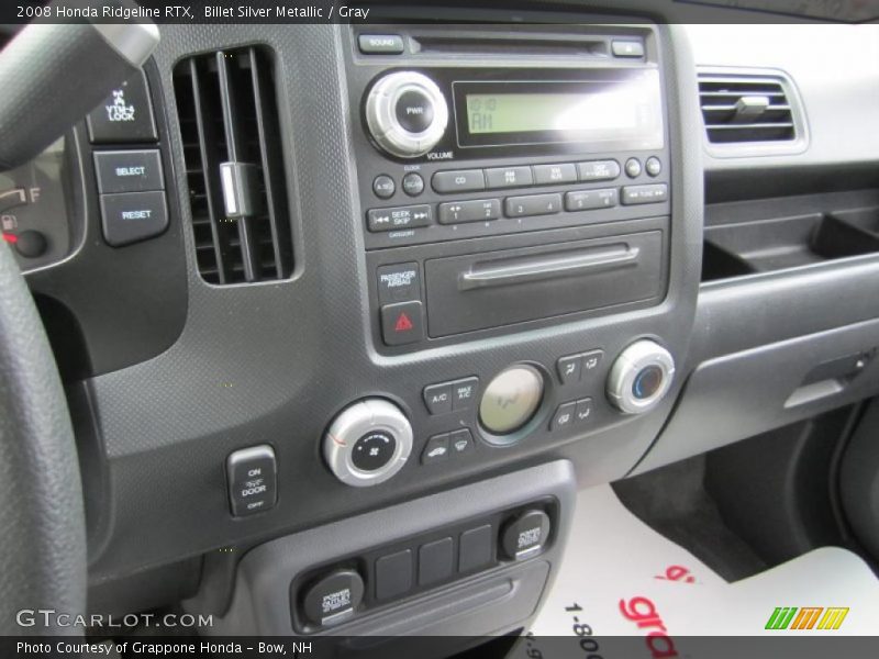Billet Silver Metallic / Gray 2008 Honda Ridgeline RTX