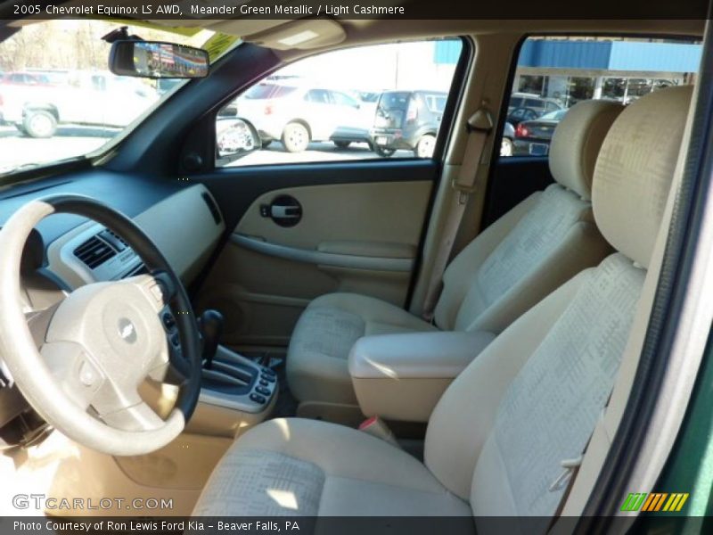 Meander Green Metallic / Light Cashmere 2005 Chevrolet Equinox LS AWD