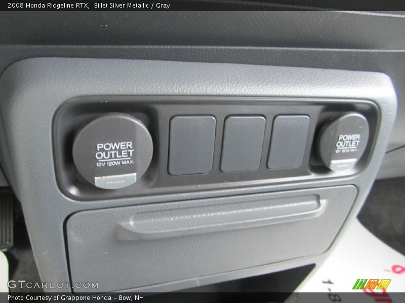 Billet Silver Metallic / Gray 2008 Honda Ridgeline RTX