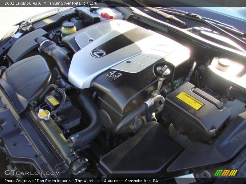 Millenium Silver Metallic / Ecru 2002 Lexus SC 430