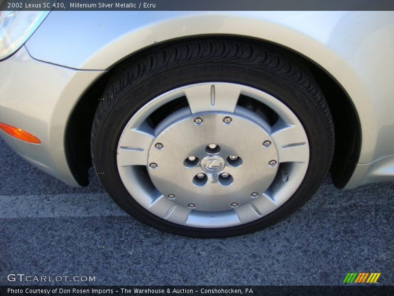 Millenium Silver Metallic / Ecru 2002 Lexus SC 430