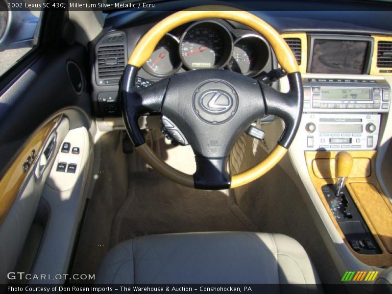 Millenium Silver Metallic / Ecru 2002 Lexus SC 430