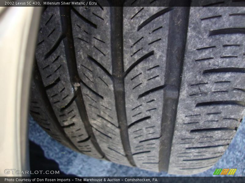 Millenium Silver Metallic / Ecru 2002 Lexus SC 430