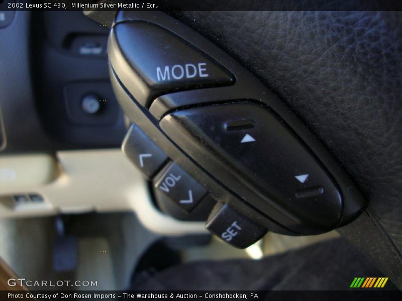Millenium Silver Metallic / Ecru 2002 Lexus SC 430