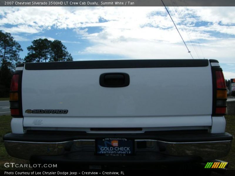 Summit White / Tan 2007 Chevrolet Silverado 3500HD LT Crew Cab Dually