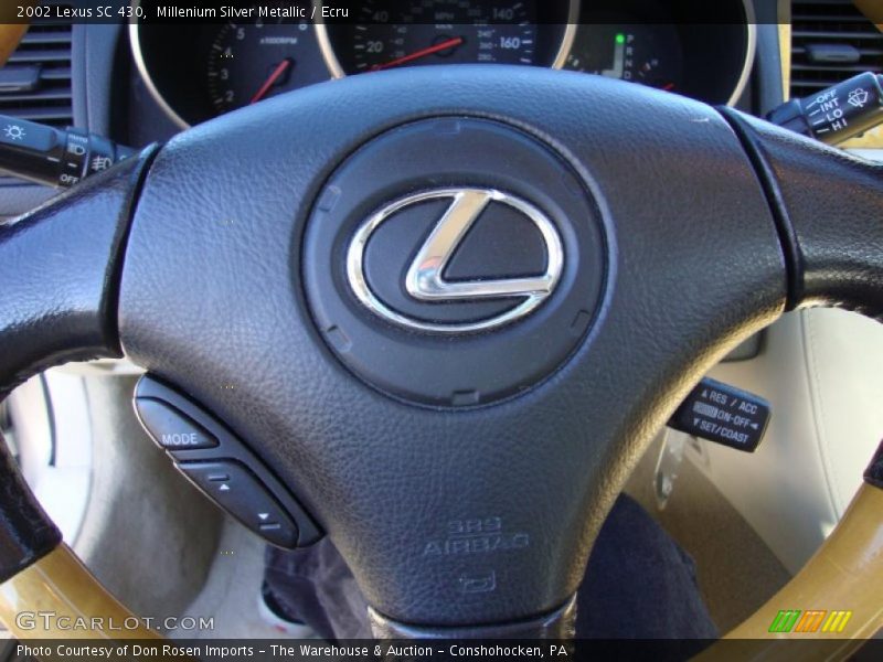 Millenium Silver Metallic / Ecru 2002 Lexus SC 430