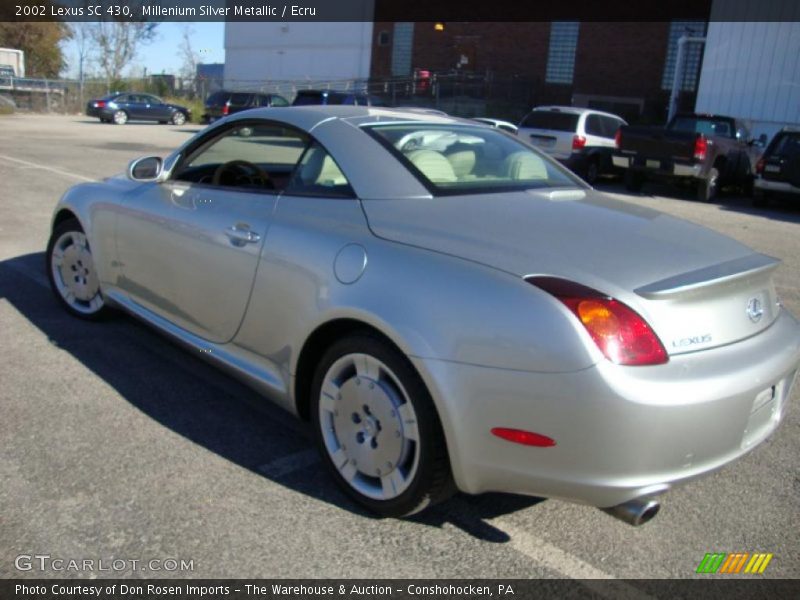 Millenium Silver Metallic / Ecru 2002 Lexus SC 430