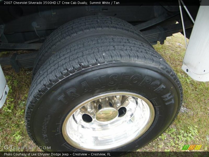 Summit White / Tan 2007 Chevrolet Silverado 3500HD LT Crew Cab Dually