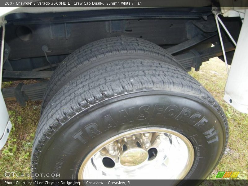 Summit White / Tan 2007 Chevrolet Silverado 3500HD LT Crew Cab Dually