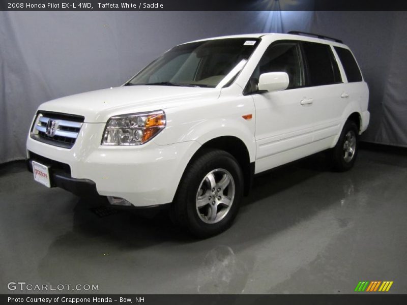 Taffeta White / Saddle 2008 Honda Pilot EX-L 4WD