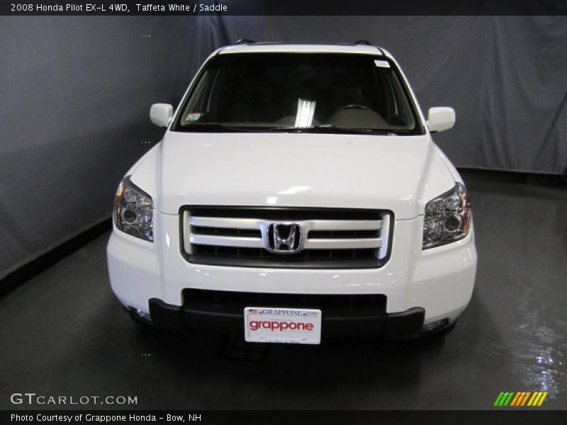 Taffeta White / Saddle 2008 Honda Pilot EX-L 4WD