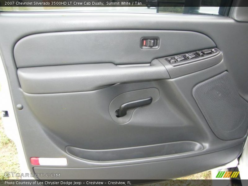 Summit White / Tan 2007 Chevrolet Silverado 3500HD LT Crew Cab Dually