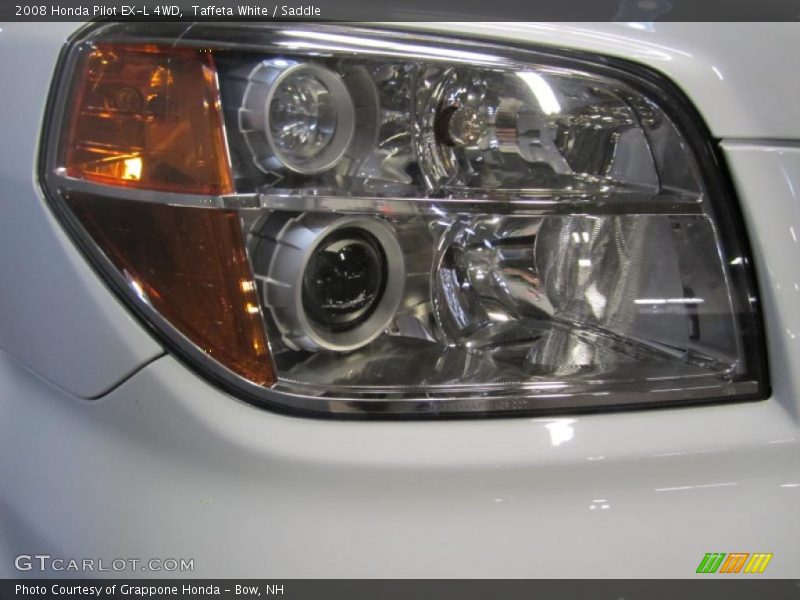 Taffeta White / Saddle 2008 Honda Pilot EX-L 4WD