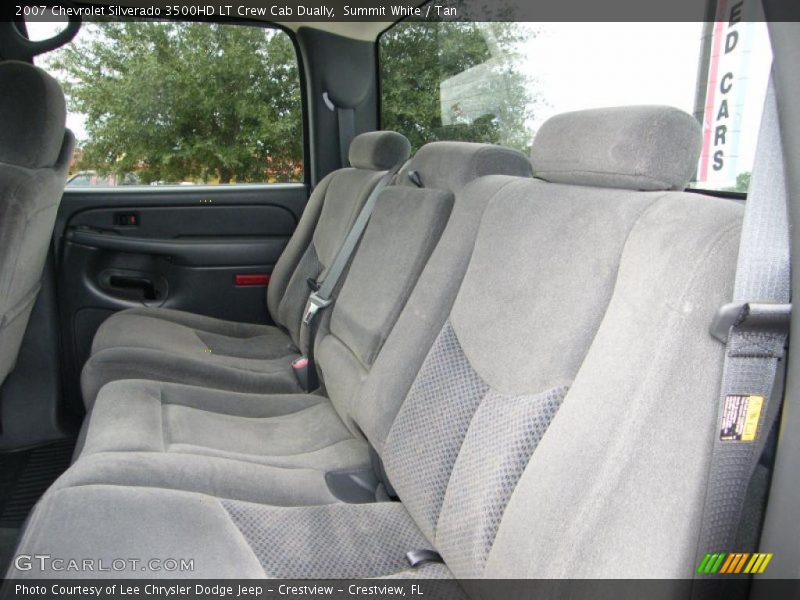 Summit White / Tan 2007 Chevrolet Silverado 3500HD LT Crew Cab Dually