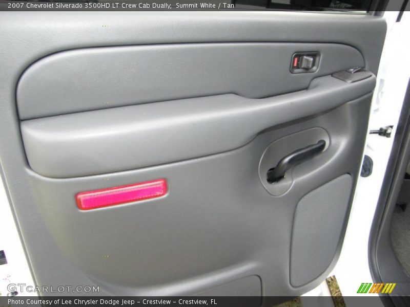Summit White / Tan 2007 Chevrolet Silverado 3500HD LT Crew Cab Dually