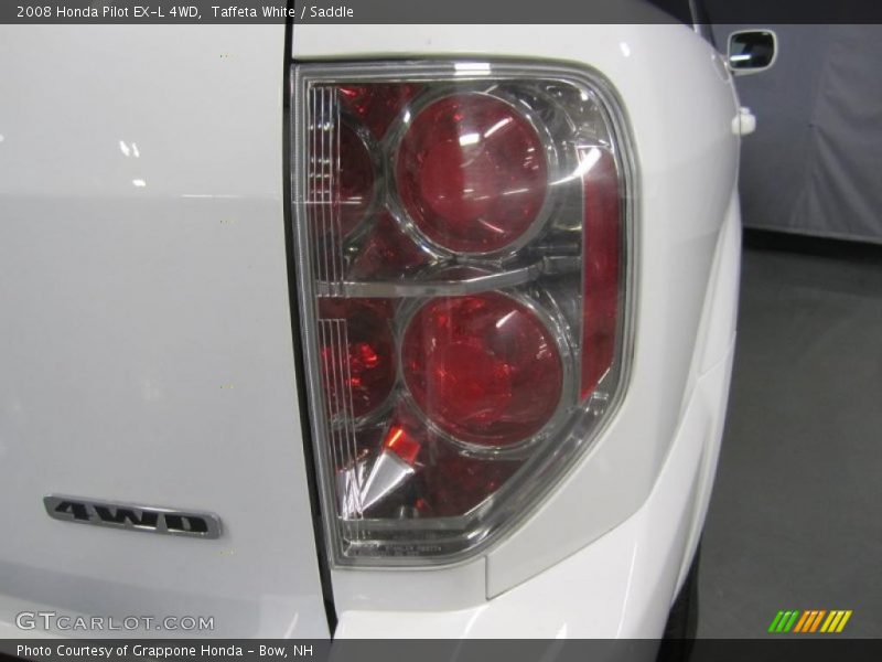Taffeta White / Saddle 2008 Honda Pilot EX-L 4WD