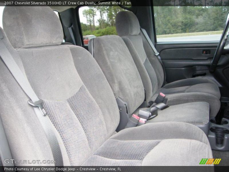 Summit White / Tan 2007 Chevrolet Silverado 3500HD LT Crew Cab Dually