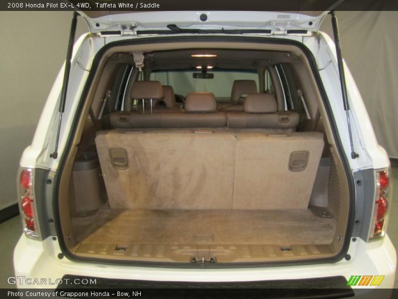 Taffeta White / Saddle 2008 Honda Pilot EX-L 4WD