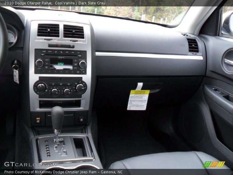 Cool Vanilla / Dark Slate Gray 2010 Dodge Charger Rallye