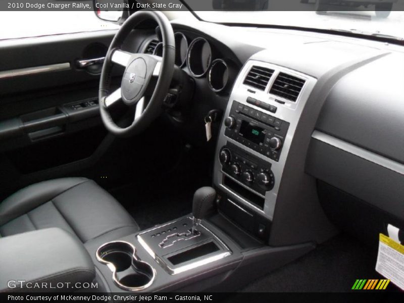 Cool Vanilla / Dark Slate Gray 2010 Dodge Charger Rallye