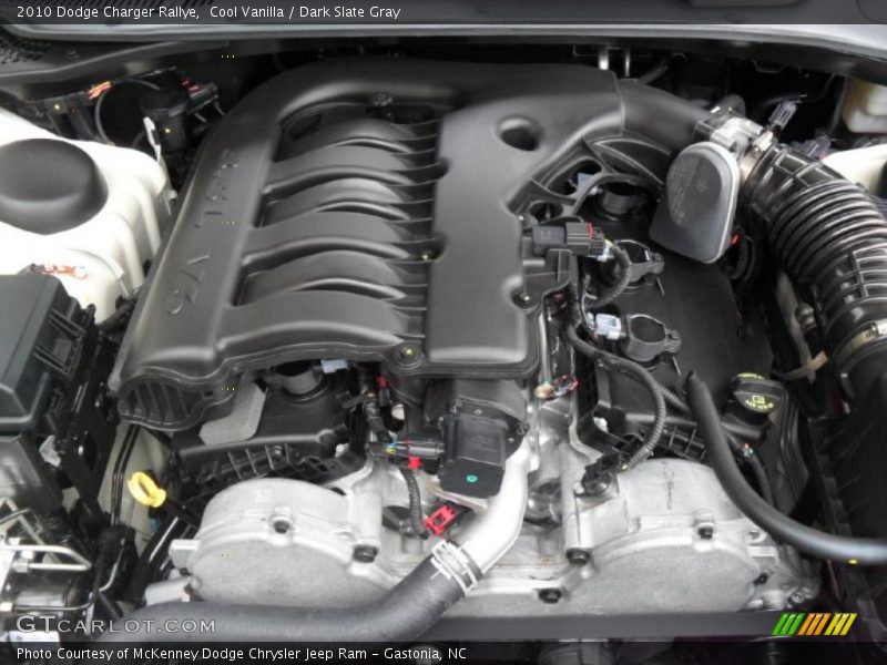 Cool Vanilla / Dark Slate Gray 2010 Dodge Charger Rallye