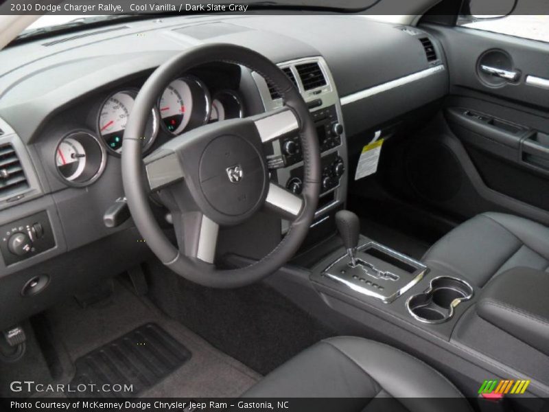 Cool Vanilla / Dark Slate Gray 2010 Dodge Charger Rallye