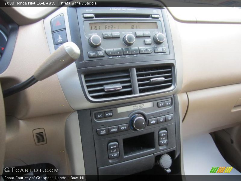 Taffeta White / Saddle 2008 Honda Pilot EX-L 4WD