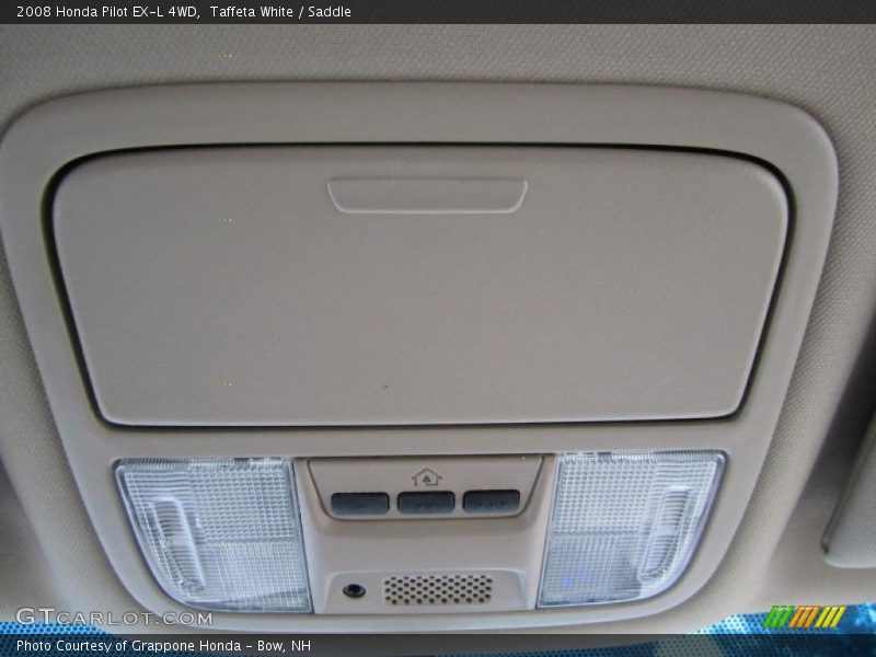 Taffeta White / Saddle 2008 Honda Pilot EX-L 4WD