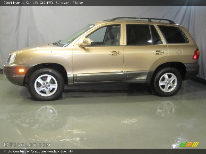 Sandstone / Beige 2004 Hyundai Santa Fe GLS 4WD
