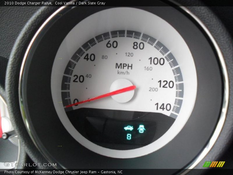 Cool Vanilla / Dark Slate Gray 2010 Dodge Charger Rallye