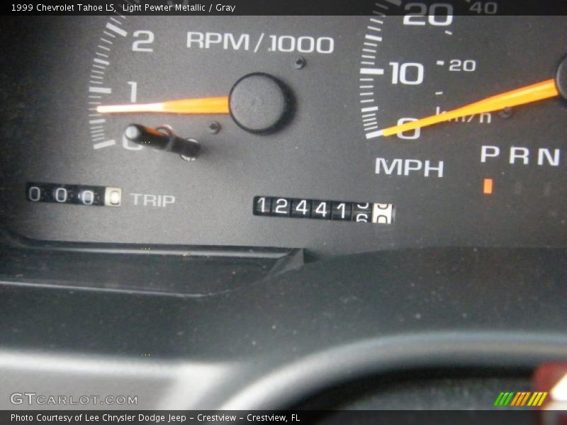 Light Pewter Metallic / Gray 1999 Chevrolet Tahoe LS