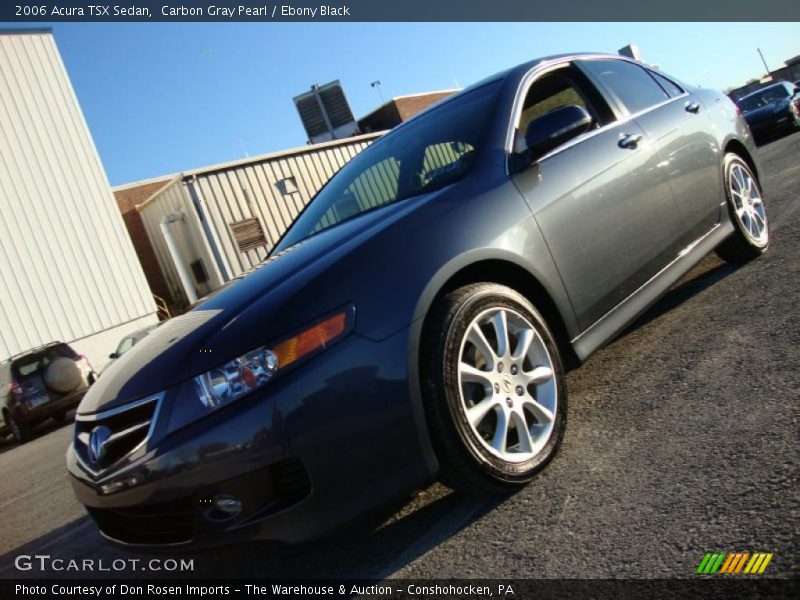 Carbon Gray Pearl / Ebony Black 2006 Acura TSX Sedan