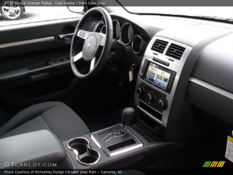 Cool Vanilla / Dark Slate Gray 2010 Dodge Charger Rallye