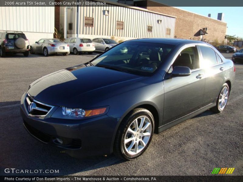 Carbon Gray Pearl / Ebony Black 2006 Acura TSX Sedan
